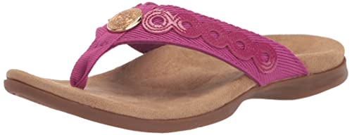 Spenco レディース Tierra サンダル, フェスティブフューシャ, 7 Wide