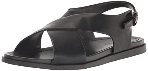 Aerosoles レディース Cele フラットサンダル, ブラック, 5.5