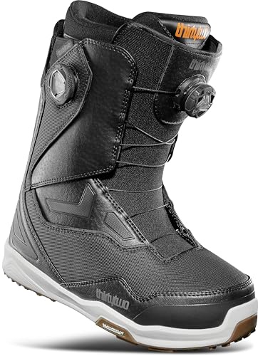 Thirtytwo メンズ TM-2 ダブル BOA ワイド スノーボードブーツ, ブラック/ホワイト/ガム, 11.5