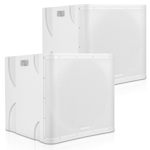 Sound Town CARMEシリーズ 15インチ 1400W Class-D パワードPAサブウーファー DSP付き ローパスフィルター 4インチ ボイスコイル DJ ライブサウンド クラブ インスタレーション ホワイト (CARME-15SWPW-ペ 137,641円