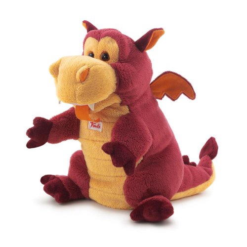 Trudi Dragon Hand Puppet 25cm Plush Stuffed Animals from Italy