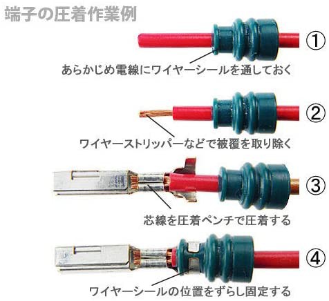 アイウィス IWISS 汎用圧着ペンチ オープンバレル(ギボシ)端子用 0.2 