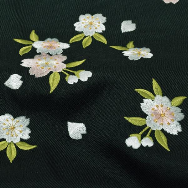 着物袴セット ジュニア用へ直し135～150cm 刺繍ぼかし袴 NO29338（袴  