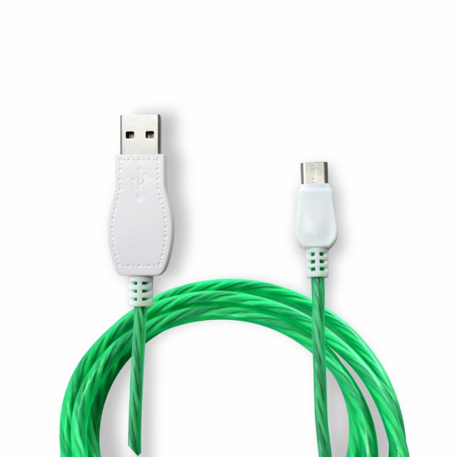 Usb ケーブル 1m Microusb 光る 流光ケーブル 通信 充電 データ転送 充電ケーブル スマホ Android イルミネーションの通販はau Pay マーケット ホワイトナッツ