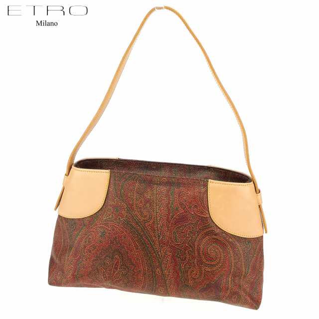 値下げ出品❣️エトロ　ショルダーバッグ エトロ ハンドバッグ ショルダーバッグ ペイズリー 中古の通販は