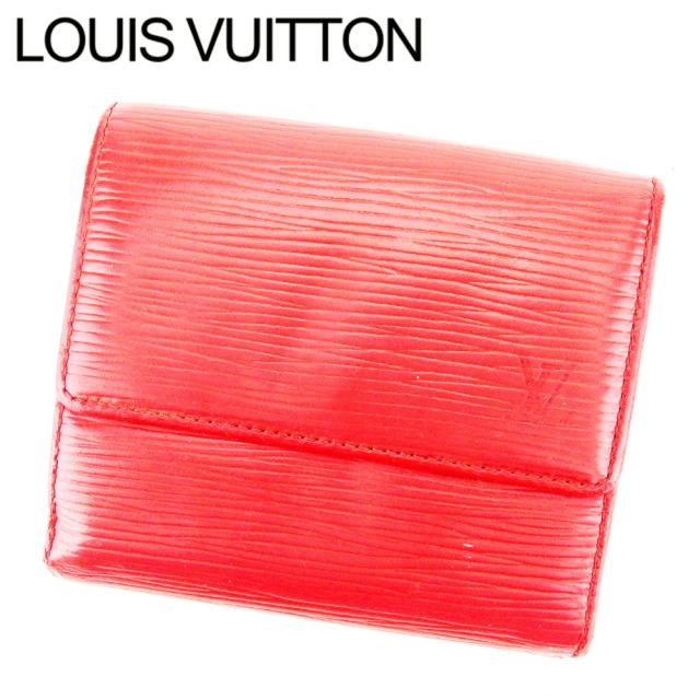 ルイ ヴィトン Wホック財布 三つ折り ポルトモネビエカルトクレディ エピ 中古の通販は