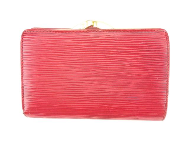 ルイヴィトン がま口財布 ポルトモネビエヴィエノワ エピ ノワール