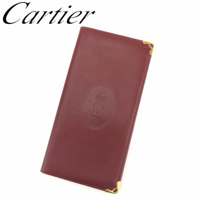 カルティエ 長札入れ 札入れ マストライン 中古