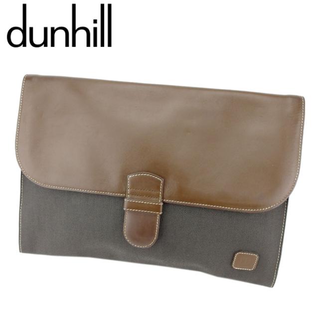 ダンヒル クラッチバッグ セカンドバッグ 書類バッグ ヘリンボーン 中古の通販は 25,428円