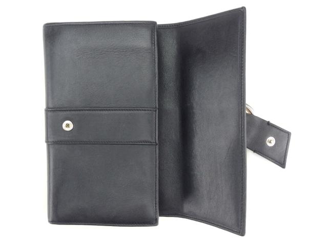 未使用　カルティエ　三つ折り財布　ブラック Cartier カルティエ 三つ折り 財布 レディース パンテール ブラック