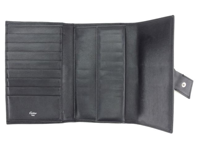 カルティエ 長財布 三つ折り 財布 トリニティ 中古