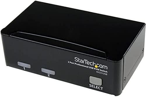 【送料無料】StarTech.com 2ポートUSB接続KVMスイッチ PCパソコン2台用CPU切替器 USB/VGAケーブル付属 SV231USBの通販は