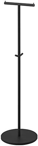 山崎実業(Yamazaki) ポールハンガー ブラック 約W36.5XD36.5XH140cm スマート smart コートハンガー スリム 4081