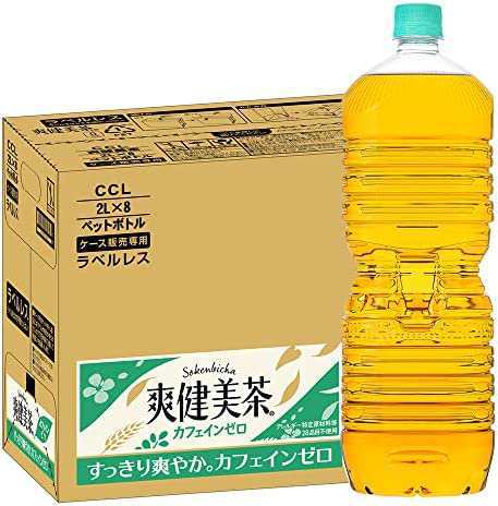 ブランド]CCL 爽健美茶ラベルレス2LPET×8本 - ブレンド茶