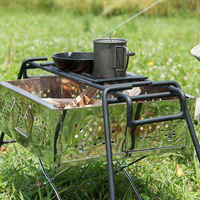 アウトドアテーブル キャンプテーブル グリルスタンド クッカースタンド 焚き火台