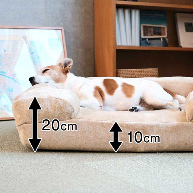 犬 猫 ベッド ペットベッド Mサイズ 幅75cm 角型 オールシーズン