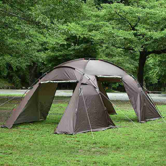 テント 2ルームシェルターテント 560 ドームテント 560cm×260cm 大型 4人用 5人用 6人用 キャンプテント 耐水 遮熱 UVカット  メッシュ ｜au PAY マーケット