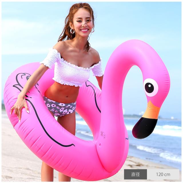 ビーチグッズ 浮き輪 うきわ 浮輪 1cm 大人 プール ビーチ 海 かわいい おしゃれ インスタ インスタ映え Sns 水着 レディース フラミンの通販はau Pay マーケット Miranda ミランダ