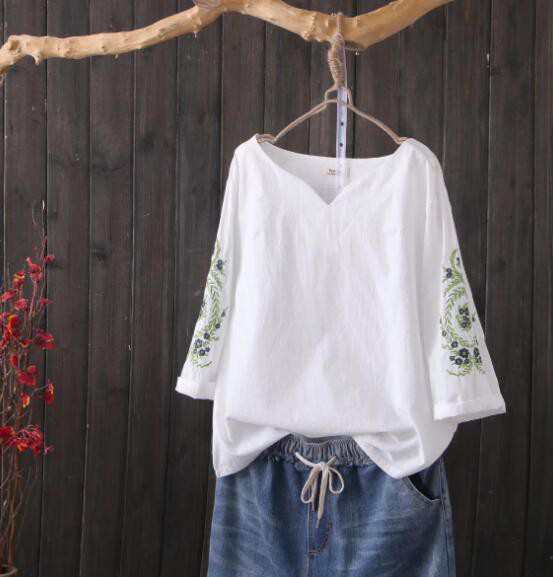 Tシャツ リネンtシャツ ブラウス 刺繍 エスニック風 シャツ レディース 038 ナチュラル 7分袖 綿麻tシャツの通販はau Pay マーケット Hhcストア Tシャツ リネンtシャツ ブラウス 刺繍 エスニック風 シャツ レディース 038 ナチュラル 7分袖 綿麻tシャツの通販はau Pay マーケット Hhcストア