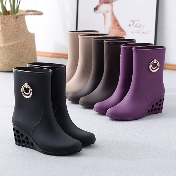 人気 ヒール 038 レディース 美脚 おしゃ ショート レインシューズ ブーツ シューズ 通勤 レインブーツの通販はau Pay マーケット Hhcストア