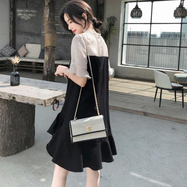 膝丈 仕事服 ワンピース フレアワンピ マタニティ服 ワンピース 038 マタニティ 授乳服 マタニティウェア フォマールの通販はau Pay マーケット Hhcストア