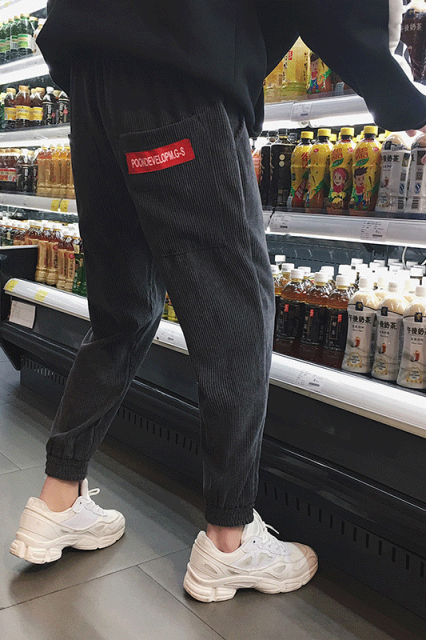 191ベージュ ブラック メンズ パンツ ボトムス カジュアル 短め 春秋 ストリート テイパード コーデュロイ スウェットの通販はau Pay マーケット 東京 Com