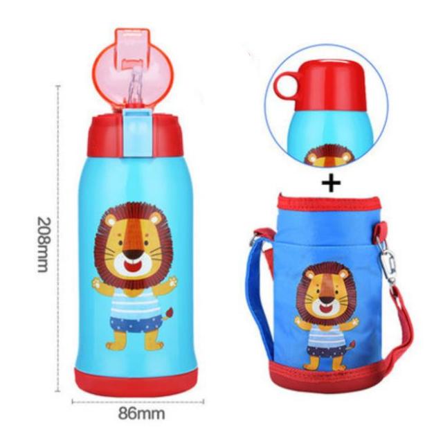 水筒 子供用 魔法瓶 キッズ ボトル 直飲み 保温 手提げ可能 通園 通学 ベルト付き ストロー付き 可愛い 夏の水補充 熱中症対策の通販はau Pay マーケット Yolili Au Pay マーケット店
