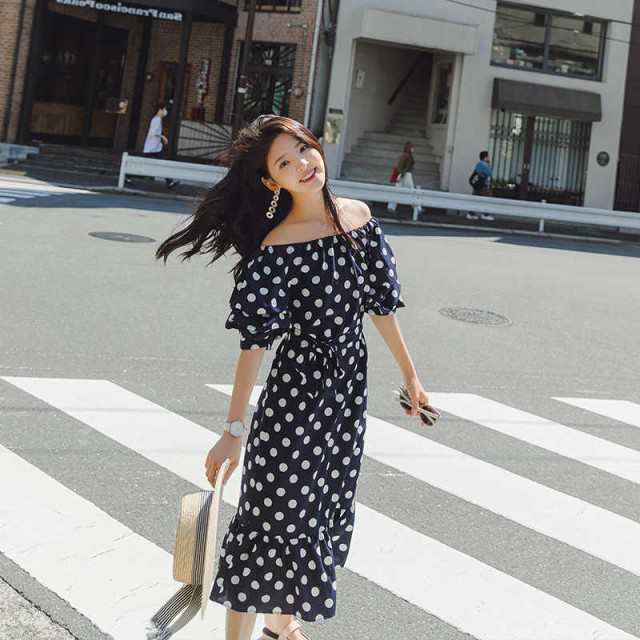 レディース ワンピース オフショルダー 肩出し 肩見せ ドット 水玉 ミモレ丈 カジュアル キュート 大人女子 S M Xl サイズ の通販はau Pay マーケット Manajily レディース ワンピース オフショルダー 肩出し 肩見せ ドット 水玉 ミモレ丈 カジュアル キュート 大人女子 S M Xl サイズ の通販はau Pay マーケット Manajily