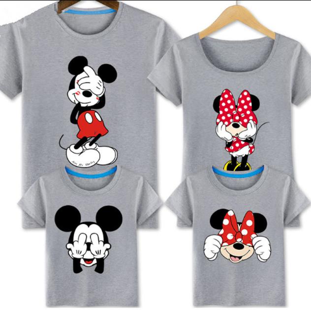 ディズニー親子ペア 半袖 超人気 5colors ペアルック Disneytシャツ 半袖 ｔ Shirt ご家族揃い ミッキー柄 夏 夫婦 の通販はau Pay マーケット 東京 Com