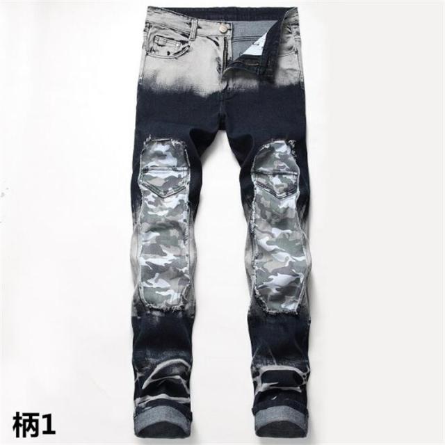 流行 スキニー デニムパンツ ジーンズメンズ トレンド 大きいサイズ
