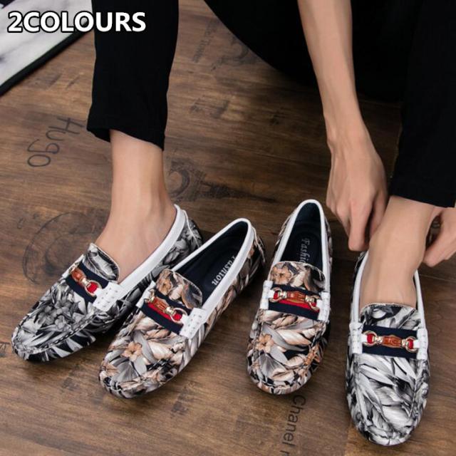 メンズローファー スタイリッシュ スリッポン 歩きやすい おしゃれ カジュアル 花柄 ドライビングシューズの通販はau Pay マーケット 東京 Com