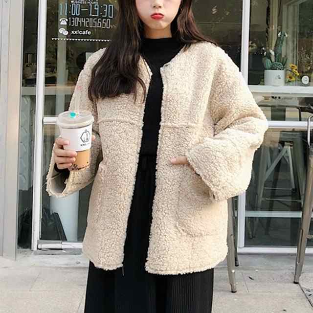 冬新作 ボアブルゾン もこもこ 厚い ブルゾン カジュアル アウター 韓国 ファッション オルチャン レディース ボアコート ノーカラー ラの通販はau Pay マーケット Manajily 冬新作 ボアブルゾン もこもこ 厚い ブルゾン カジュアル アウター 韓国 ファッション オルチャン レディース ボアコート ノーカラー ラの通販はau Pay マーケット Manajily