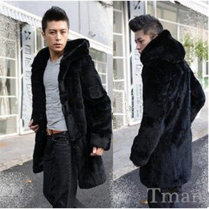 ファーコート メンズ 毛皮コート ファーコート ミンク メンズ毛皮コート ロング フード付き 暖かい 防寒 秋冬の通販はau Pay マーケット サーフトリップ