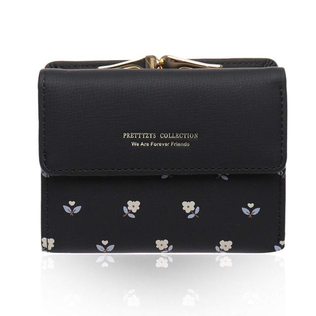 財布 レディース 二つ折り ミニ財布 人気 ウォレット カード小銭入れ かわいい 小花 おしゃれ 女性用 プレゼント 5カラーの通販はau Pay マーケット サーフトリップ