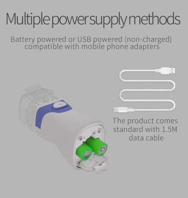 ネブライザー 吸入器 薬液 家庭用 携帯型 超静音 小型喘息 メッシュ式ネブライザ 超音波式ネブライザー ポケットタイプ 省エネ 携帯 au pay マーケット