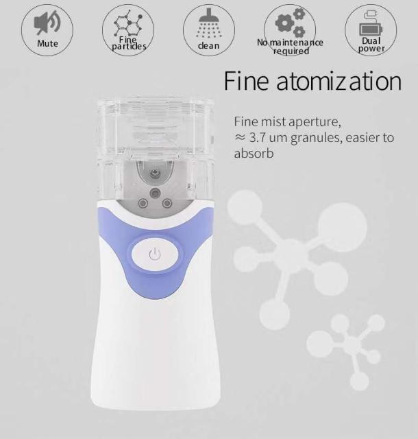 ネブライザー 吸入器 薬液 家庭用 携帯型 超静音 小型喘息 メッシュ式ネブライザ 超音波式ネブライザー ポケットタイプ 省エネ 携帯 au pay マーケット