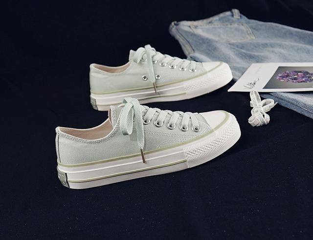 スニーカー レディース シューズ 靴 ハイカット ローカット キャンバス スニーカー パステルカラー おしゃれ かわいい シンプル フラットの通販はau Pay マーケット ツヨシスタイル