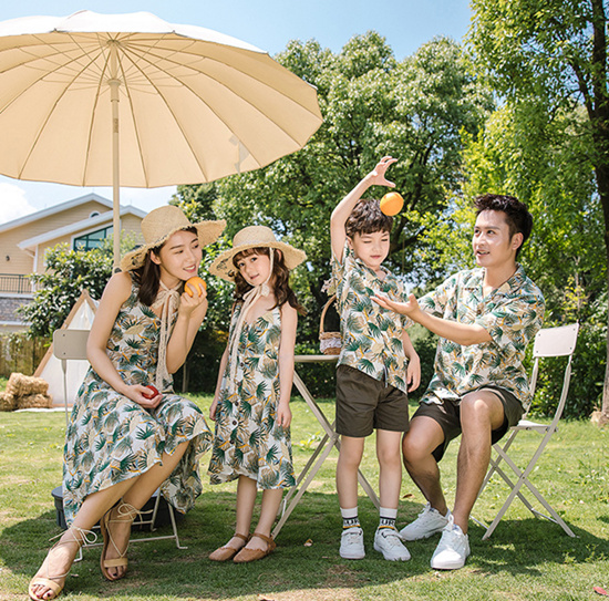 親子ペア 結婚式 メンズ キッズ アロハシャツ アロハシャツ アロハ レディース ワンピース 親子ペアルック 親子お揃い 901 親子コーの通販はau Pay マーケット Hhcストア