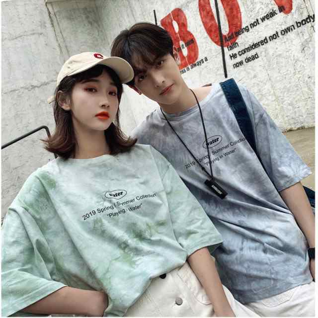 韓国 おそろい カップル ユニセックス 彼女 ペアtシャツ オル 春 ペアルック ファッション 半袖 レディース 夏 彼氏 メンズ リンクコーデの通販はau Pay マーケット アタックチャンスストア
