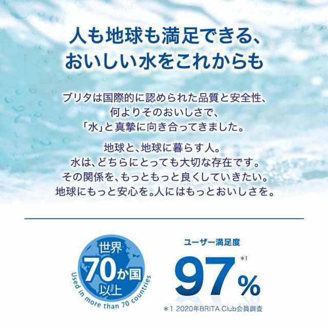 数量限定] 公式 浄水器のブリタ マレーラCool スターターパック ピュアパフォーマンスカートリッジ3個付 ろ過水容量1.15L  (全容量2.4L)の通販はau PAY マーケット - 浄水器のブリタ公式 au PAY マーケット店