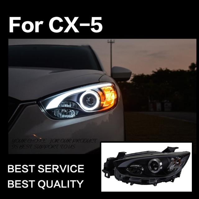AOKEDING製 マツダ CX-5 CX5 KE PE-VPS PY-VPS SH-VPTS LEDヘッドライト クリア