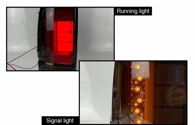 AOKEDING製 トヨタ TACOMA タコマ '16-'19 LEDテールライト テールランプ レッド