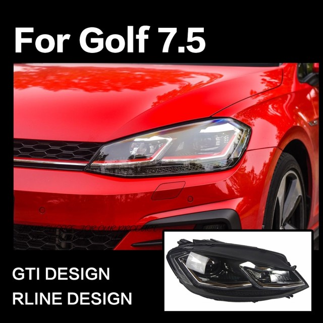 ゴルフ7 ヘッドライト　AOKEDING製　GOLF AOKEDING製 フォルクスワーゲン GOLF ゴルフ7 Mk7.5 5G GTI 後期