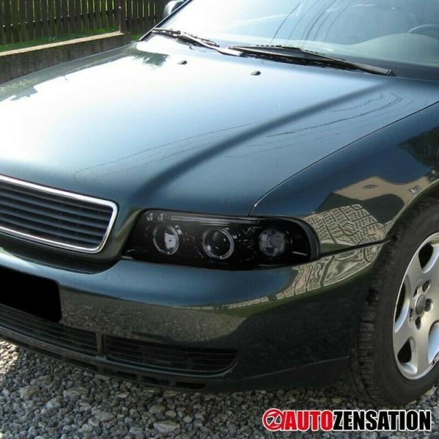 Autozensation製 アウディ A4 S4 '96-'99 LEDヘッドライト スモーク・ブラックの通販は