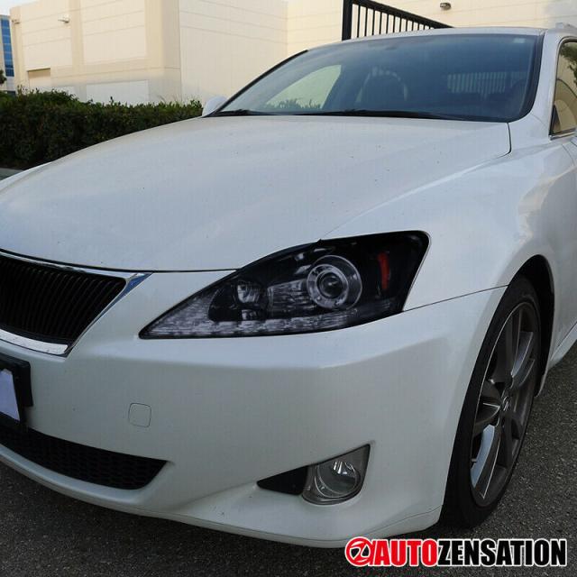 Autozensation製 レクサス IS250 IS350 '06-'09 LEDヘッドライト スモーク・ブラックの通販は