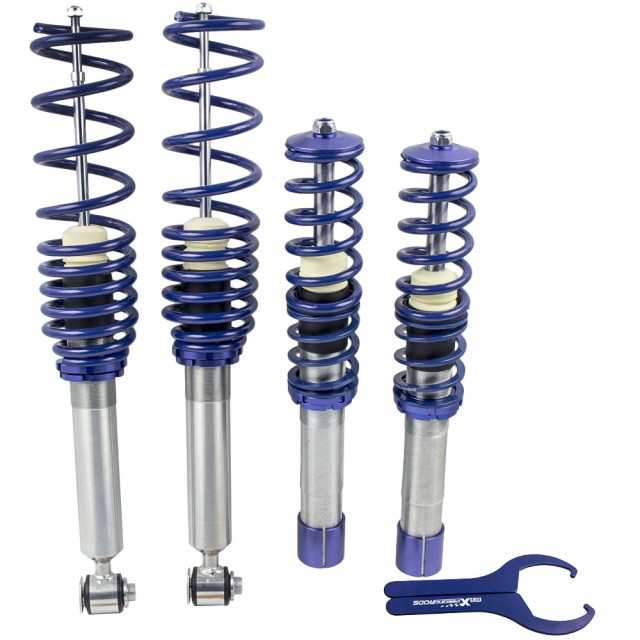 Maxpeedingrods BMW 5シリーズ E39 96-03 全長調整式 車高調 サスペンション ブルー