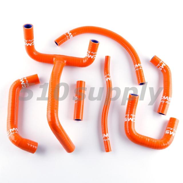 KTM 640LC4 '94-'08 ラジエターホース クーラントホース CMS製 オレンジ