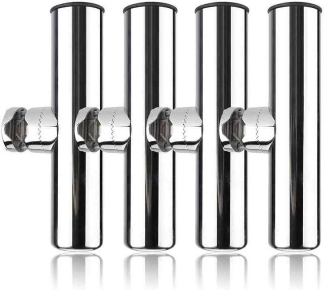 Amarine-made ステンレス製 船竿置き クランプオンロッドホルダー 4個セット 角度調節可能 六角レンチ付き (22〜 12,390円