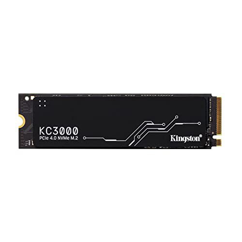 キングストンテクノロジー Kingston SSD KC3000 512GB PCIe Gen 4.0 x4 最大7,000MB/秒 PS5 動作確認済 極薄グラフェンヒートシンク M.2の通販は
