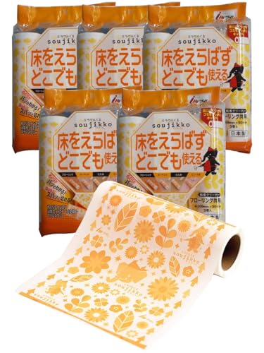 アイム 粘着クリーナー ミラクルくる マルチ 50周 15本 (3本×5セット) フローリング 共用 そうじっこ どこでも使える